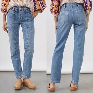 Anthropologie Pilcro Carpenter Straight Jeans Sz 26